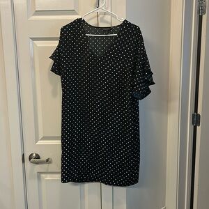 Banana republic polka dot shift dress